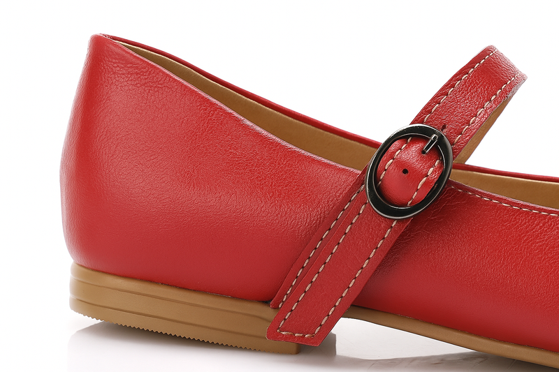 Leather Comfort Red