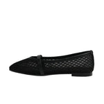 AirBelle Black Mesh Ballerina