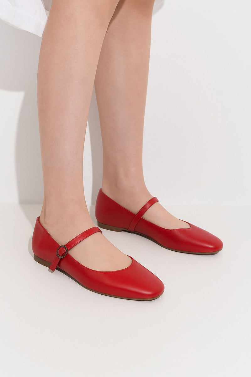 Leather Comfort Red