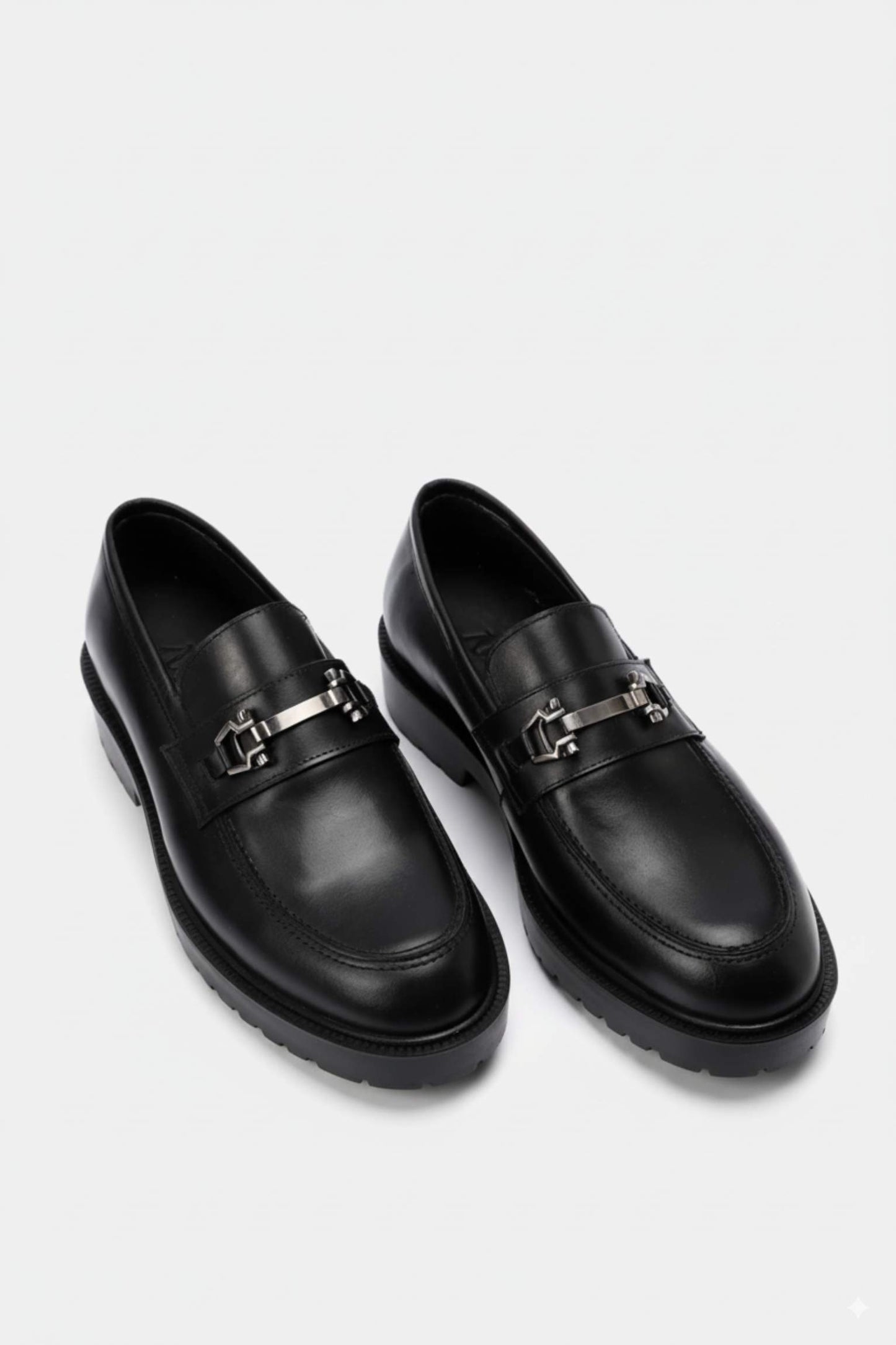Black Chain Loafer