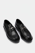 Black Chain Loafer