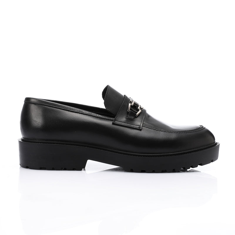 Black Chain Loafer
