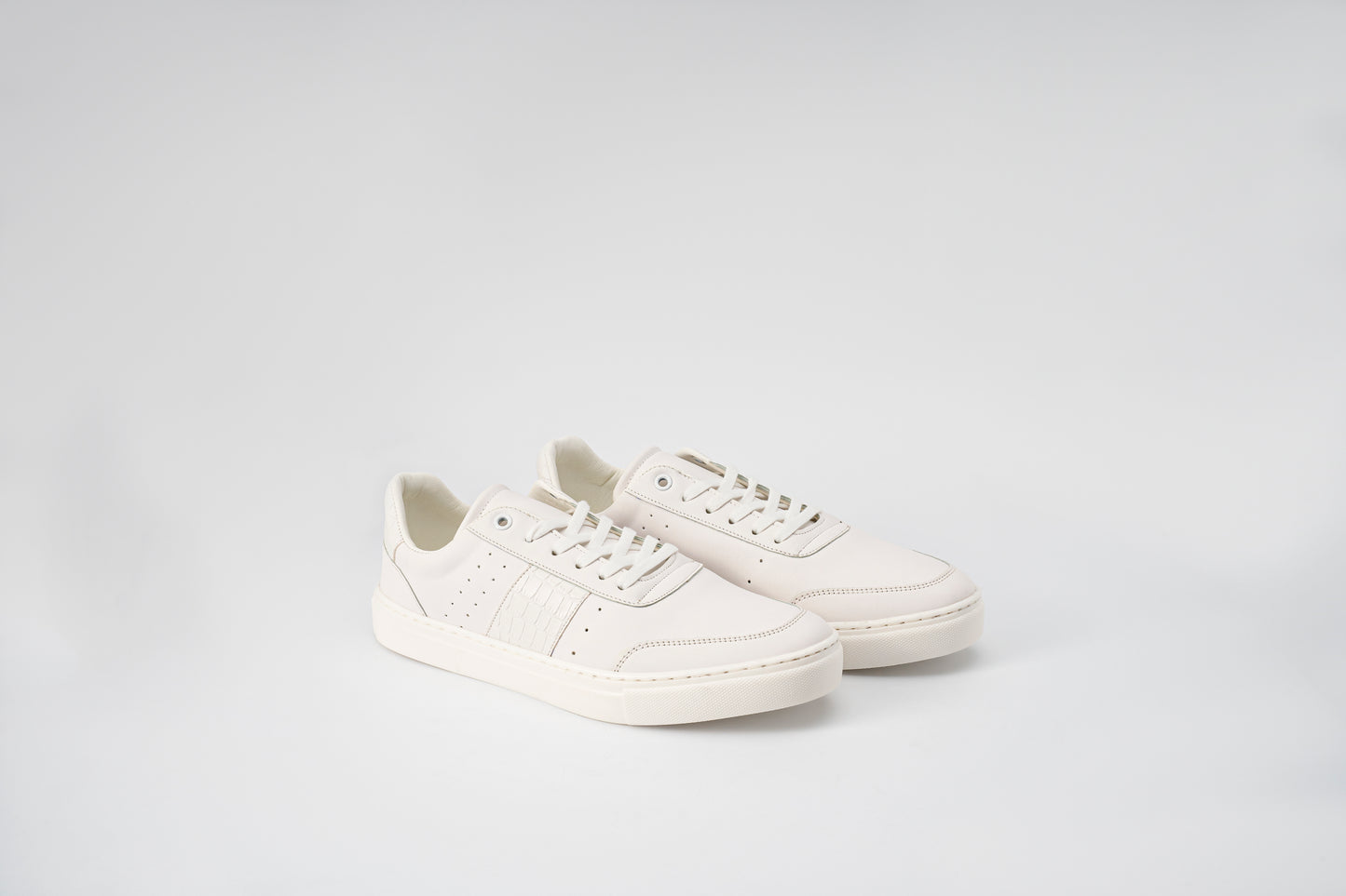 Lace-Up Sneaker - All White