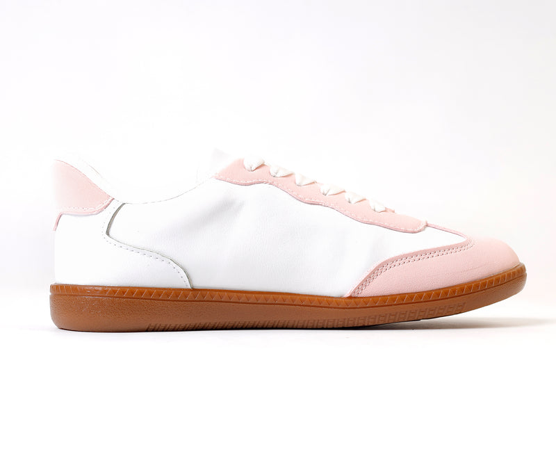 Retro Pink Stripes Sneaker