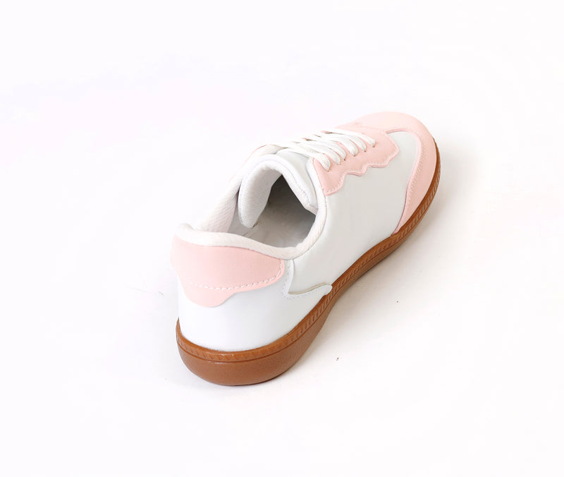 Retro Pink Stripes Sneaker