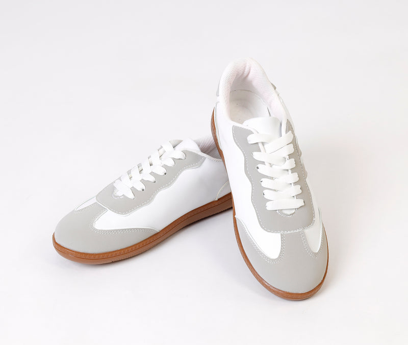 Retro Grey Stripes Sneaker