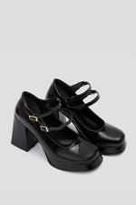 BLACK MARY JANE HEELS