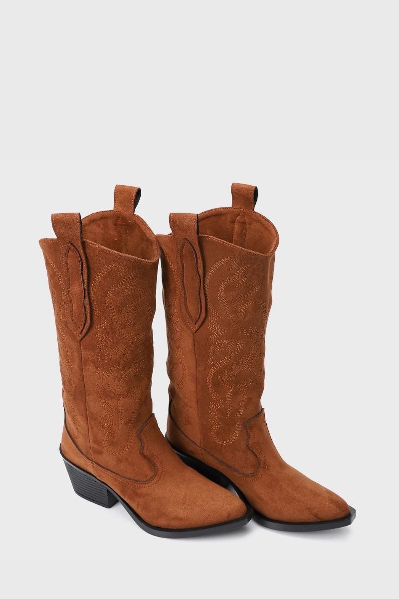 EMBROIDERED HAVAN COWBOY BOOTS