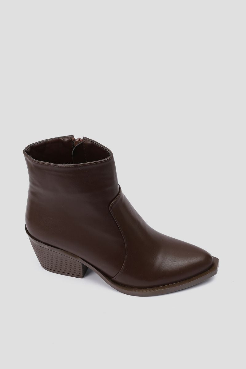 BROWN KNEE-HIGH COWBOY CONVERTIBLE BOOTS