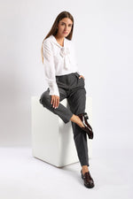 BURGUNDY LEATHER HEELED PENNY LOAFERS