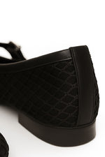 AIRBELLE BLACK MESH BALLERINA