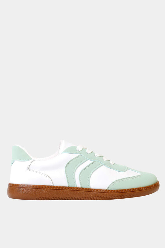 Retro Green Stripes Sneaker