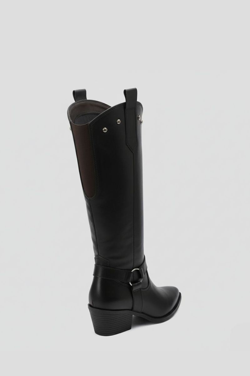 KNEE-HIGH COWBOY CONVERTIBLE BOOTS