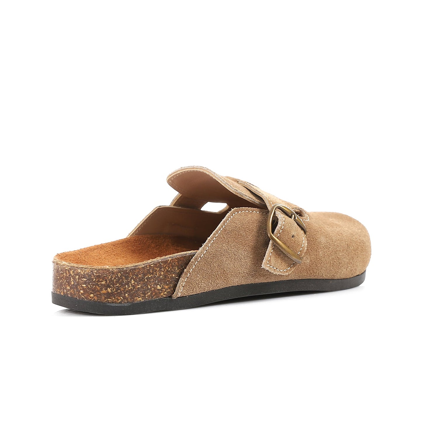 Premium Suede Beige Clogs