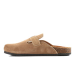 Premium Suede Beige Clogs
