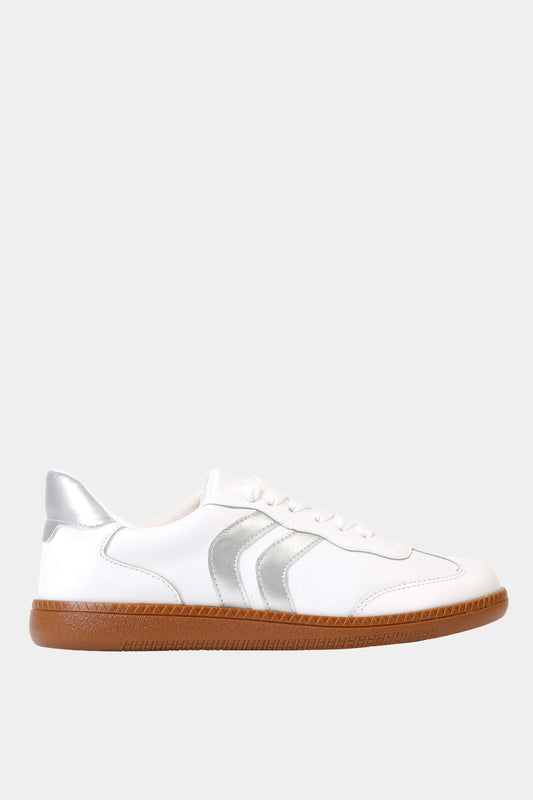 Retro Silver Stripes Sneaker