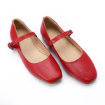 Leather Comfort Red