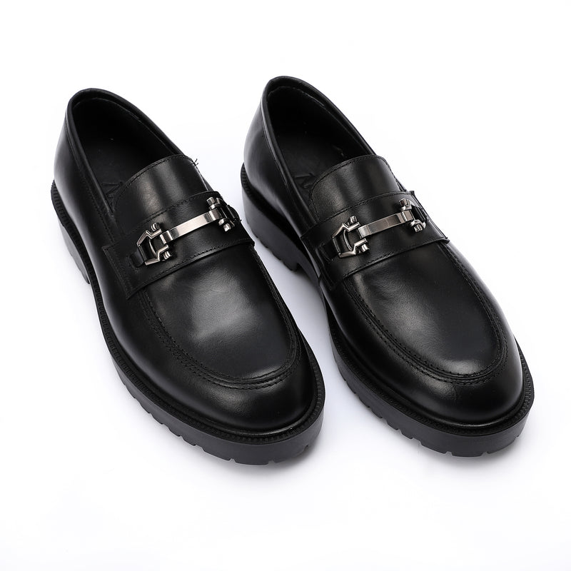 Black Chain Loafer