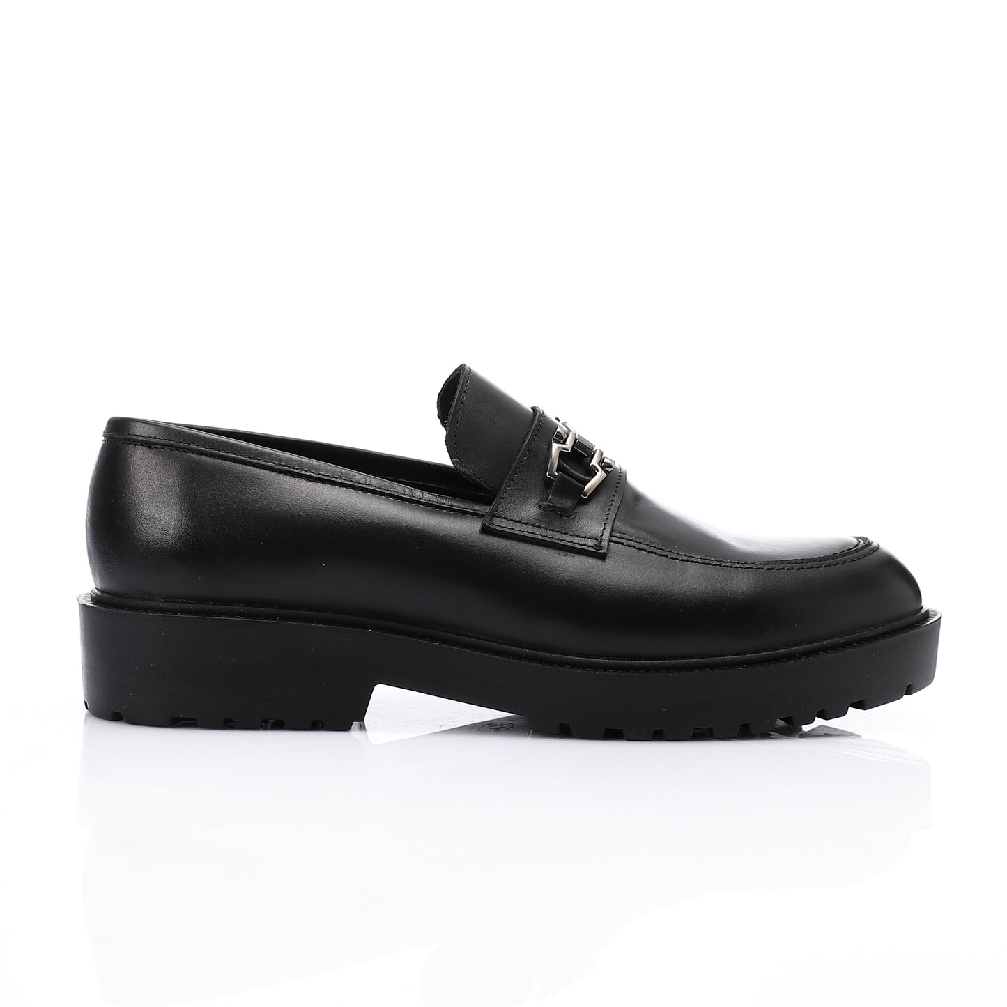Black Chain Loafer