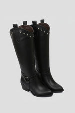 KNEE-HIGH COWBOY CONVERTIBLE BOOTS