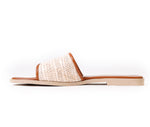Natural Weave Slide Beige