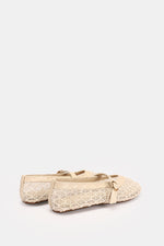 DIAMOND BEIGE MESH BALLERINA