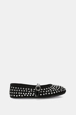 BLACK JEWELED MARY JANE