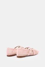 CROSS STRAP PINK BALLERINA