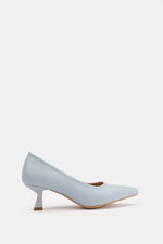 POINTED TOE BLEU CIEL KITTEN HEELS