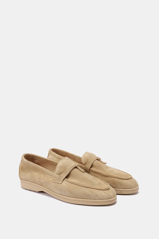 PREMIUM BEIGE TASSEL LOAFERS