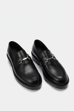 Black Chain Loafer - Amza - 41