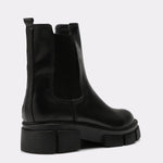 Black Leather Chelsea Boots - Amza - 37