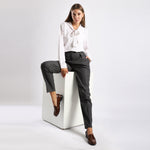 Burgundy Verne Leather Penny Loafers - Amza - 36