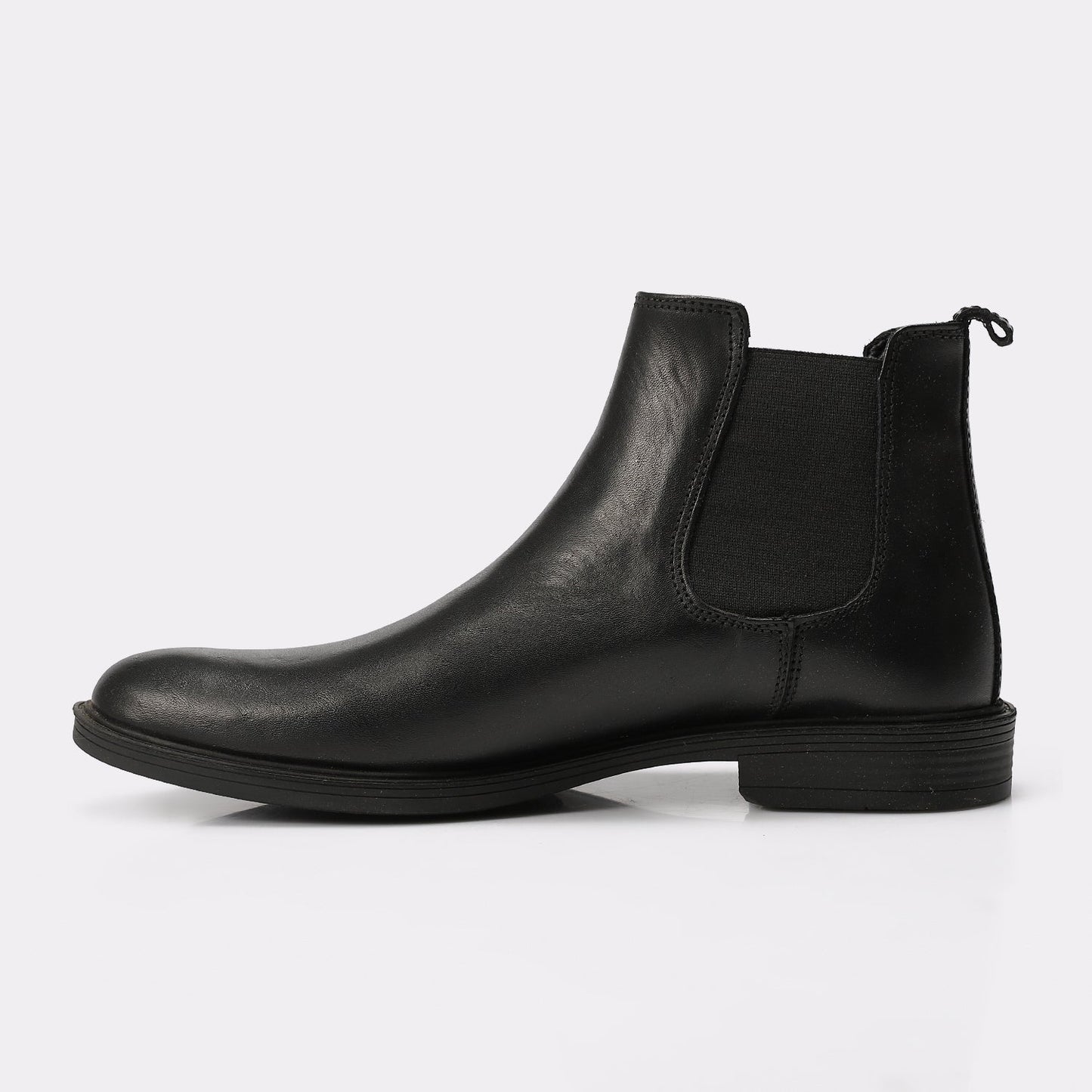 Classic Black Leather Chelsea Boots - Amza - 41