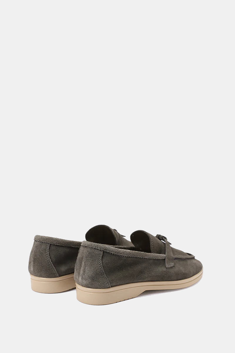 PREMIUM GREY TASSEL LOAFERS
