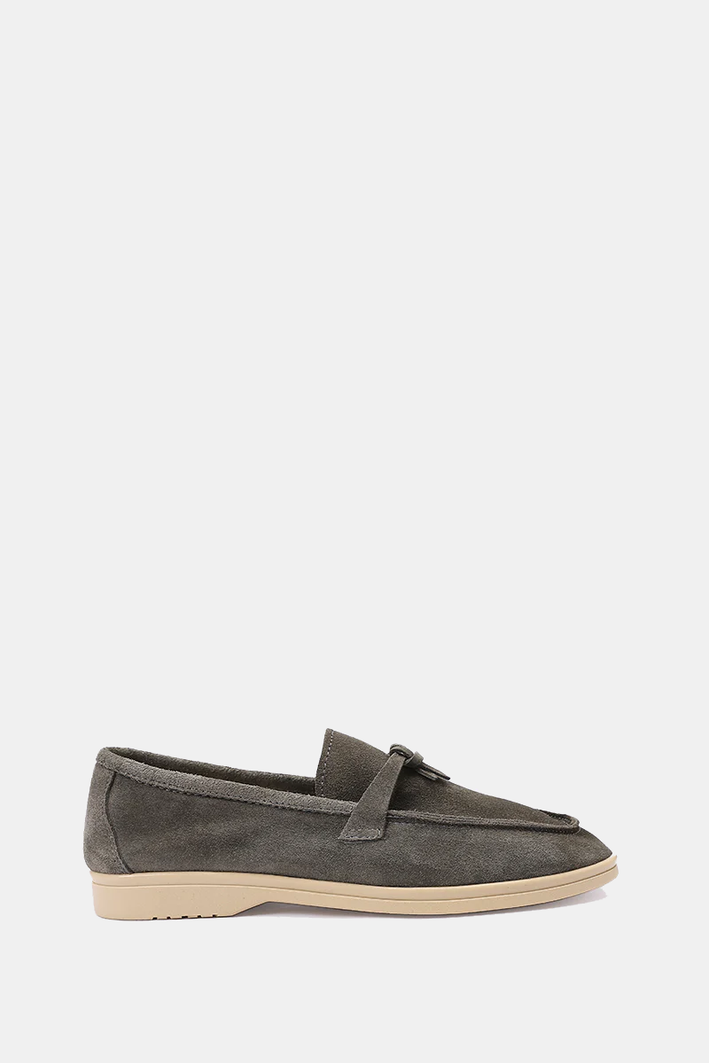 PREMIUM GREY TASSEL LOAFERS