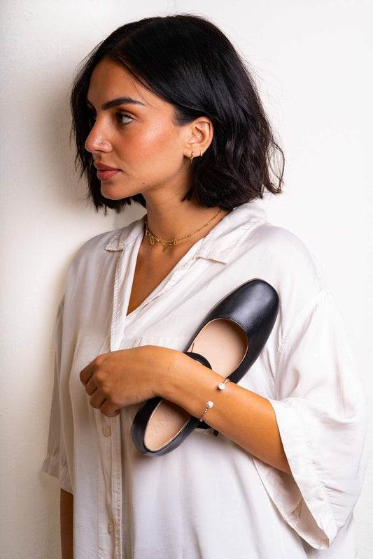 Leather Comfort Black - Amza - 37