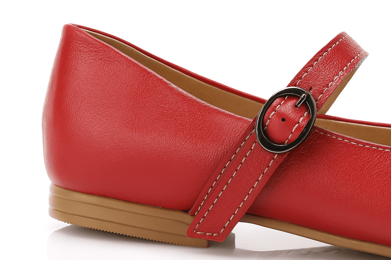 Leather Comfort Red - Amza - 37
