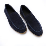 Navy Mariner Classic Loafer - Amza - 41