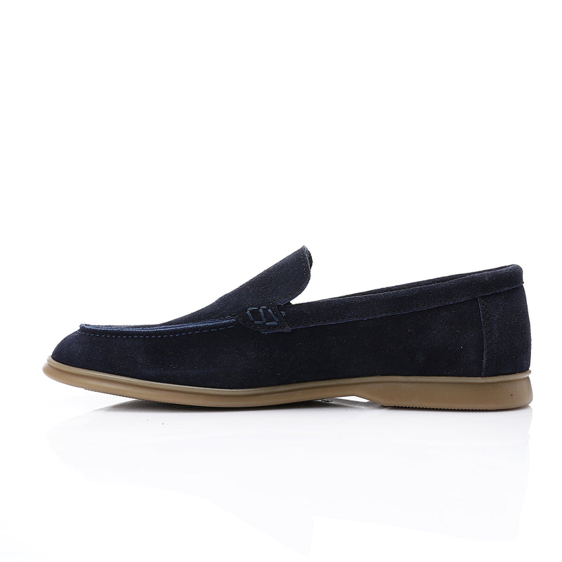 Navy Mariner Classic Loafer - Amza - 41