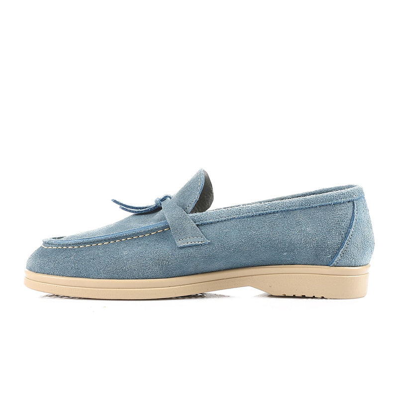 Premium Baby Blue Seaside Loafer - Amza - 37
