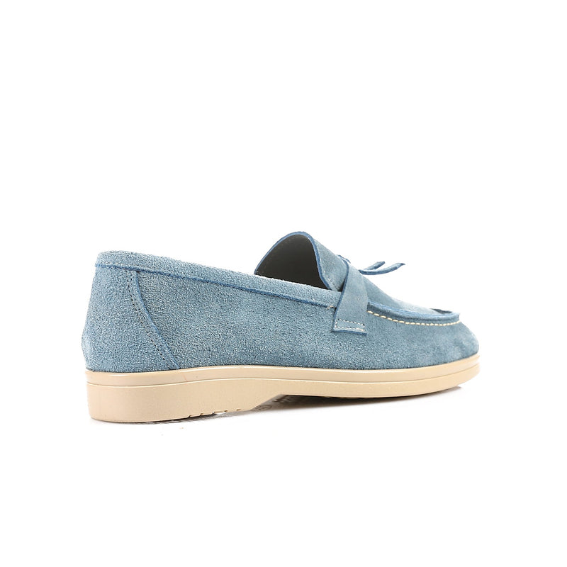 Premium Baby Blue Seaside Loafer - Amza - 37