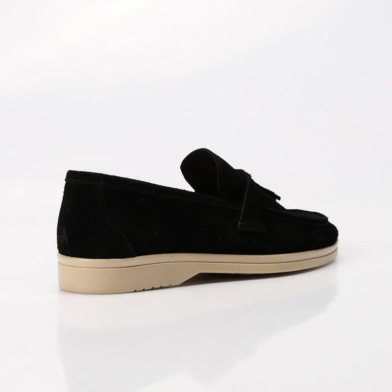 Premium Black Seaside Loafer - Amza - 37
