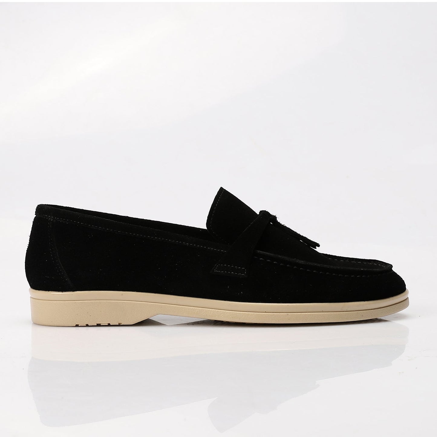 Premium Black Seaside Loafer - Amza - 37