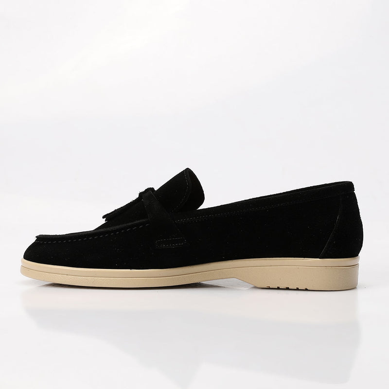 Premium Black Seaside Loafer - Amza - 37