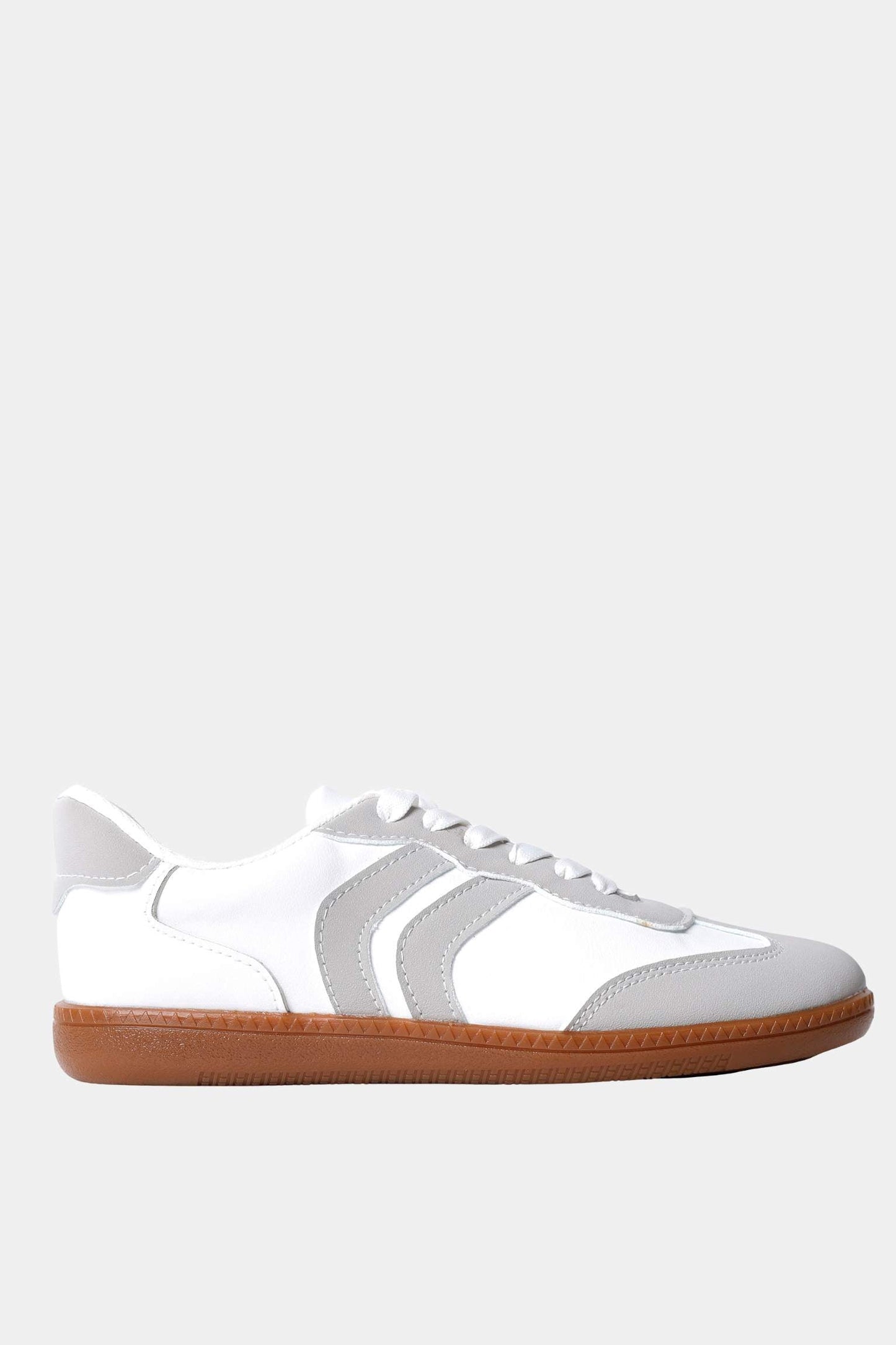 Retro Grey Stripes Sneaker - Amza - 37