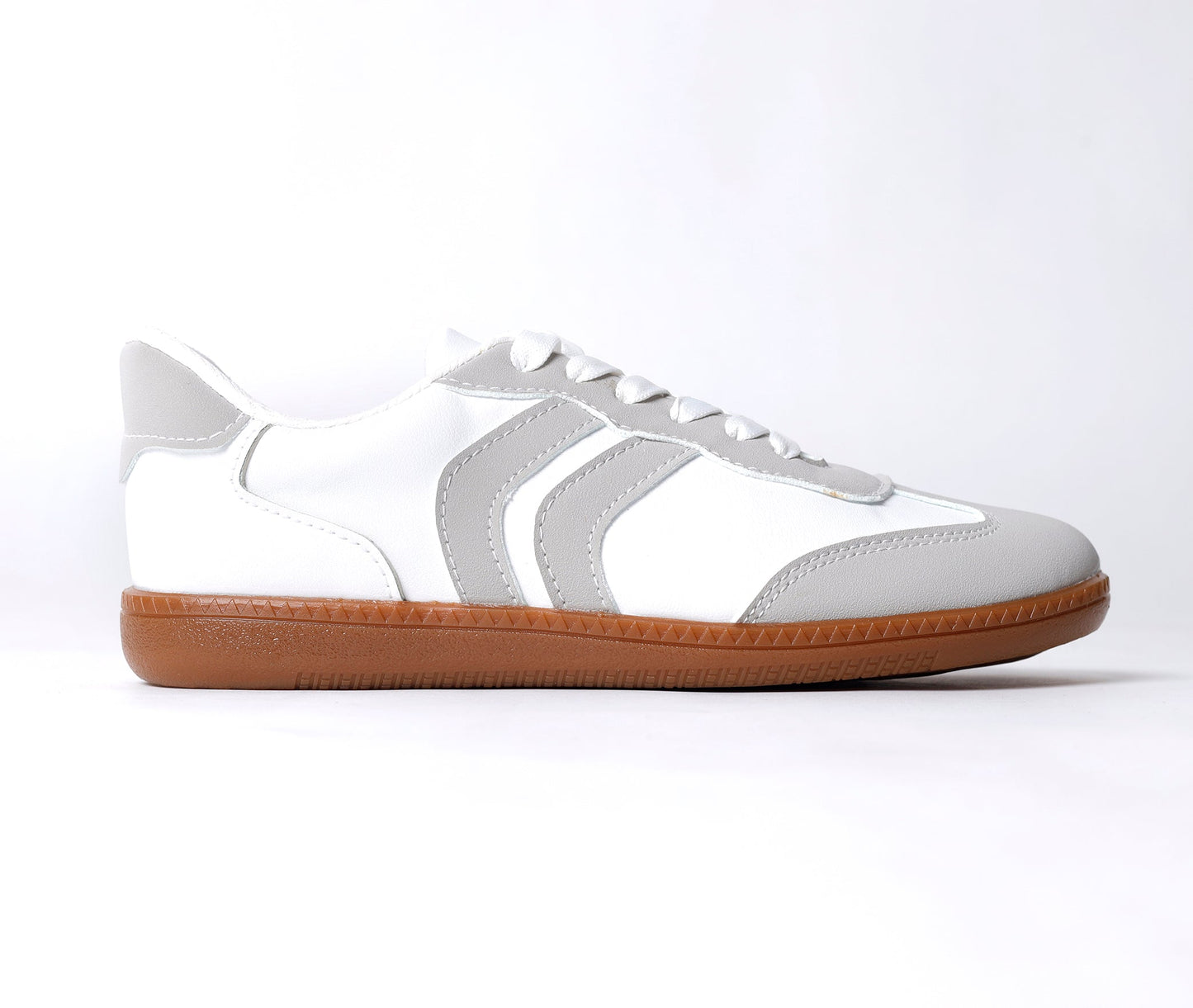 Retro Grey Stripes Sneaker - Amza - 37