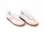 Retro Stripes Beige Sneaker - Amza - 37