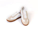 Retro Stripes Beige Sneaker - Amza - 37