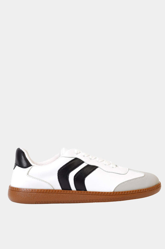Retro Stripes Dual - Tone Sneaker - Amza - 37